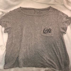 Grey AEO shirt